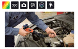 Vividia VA-250 Two-Way Articulating Borescope Videoscope Inspection Camera with 6.0mm Diameter 1 Meter Probe and 3.5" LCD Wireless Monitor