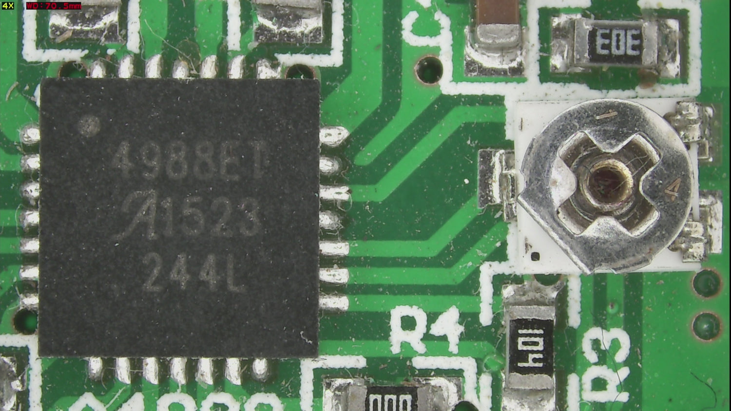 ViTiny UM08GN autofocus HDMI digital microscope for electronics PCB