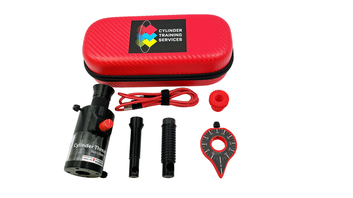 Cylinder Thread Inspection Light Cylinder Thread Viewer tool by CTS for gas cylinder tank thread ...