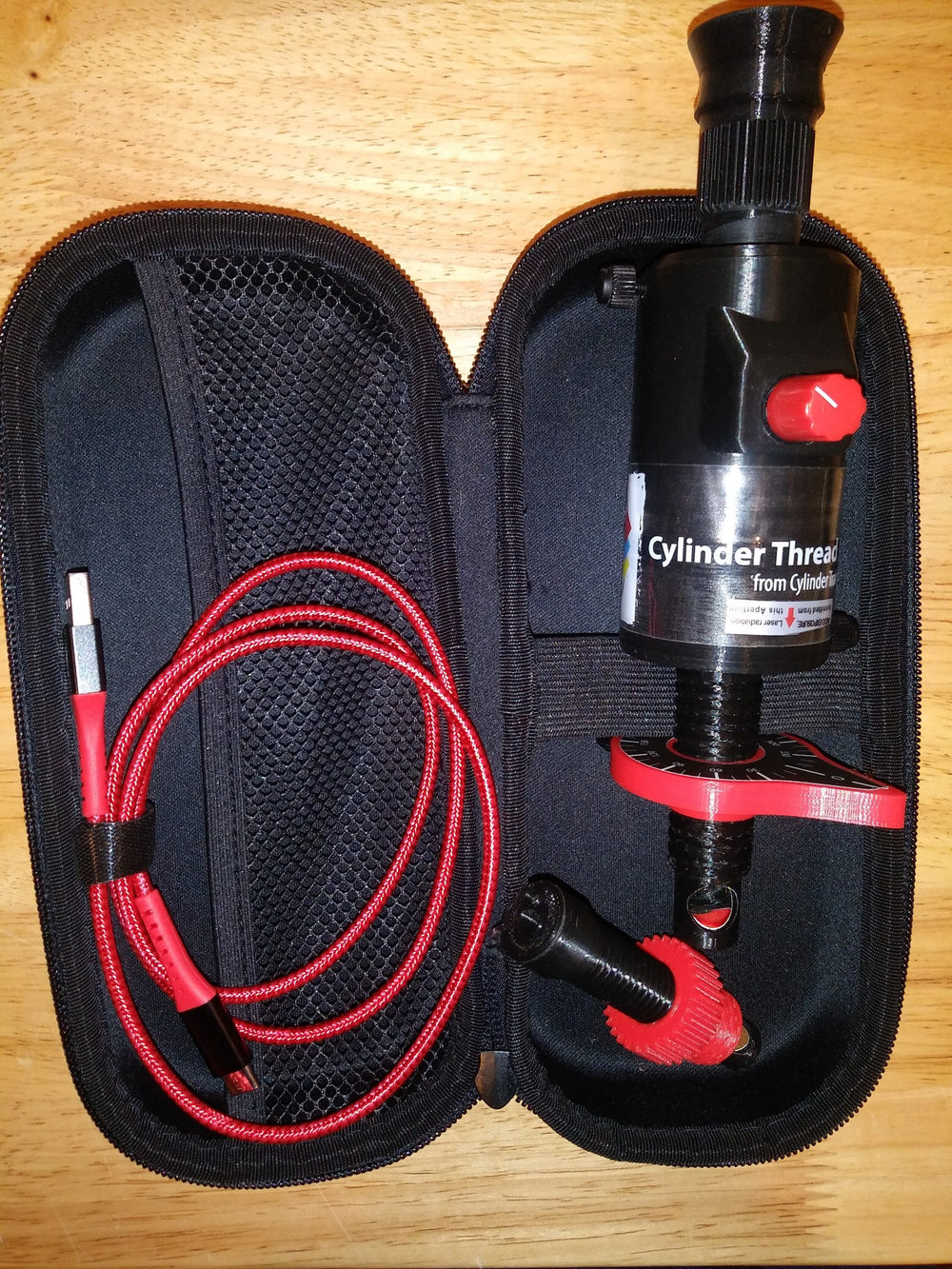 Cylinder Thread Inspection Light Cylinder Thread Viewer tool by CTS for gas cylinder tank thread ...