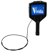 Vividia T5 Series Industrial Joystick 360 Articulating Videoscope Borescope with Detachable 2.0mm/2.8mm/3.9mm/4.2mm/6mm Diameter Insertion Probe Camera and 5" IPS Monitor