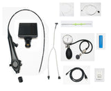 Vividia Y-4860 Veterinary Handheld Portable Video Endoscope with 2-Way Articulation 4.8mm Diameter Probe 600mm Long Insertion Tube 2.2mm Working Channel and 4 Inch Touch Screen Monitor