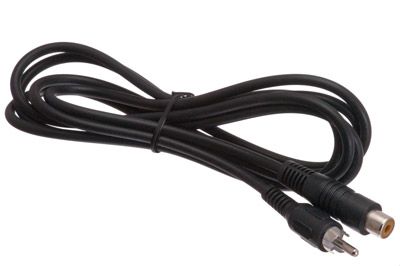 10ft Shielded RCA Extension Cable - 1 Female To 1 Male Jack For Audio/Video