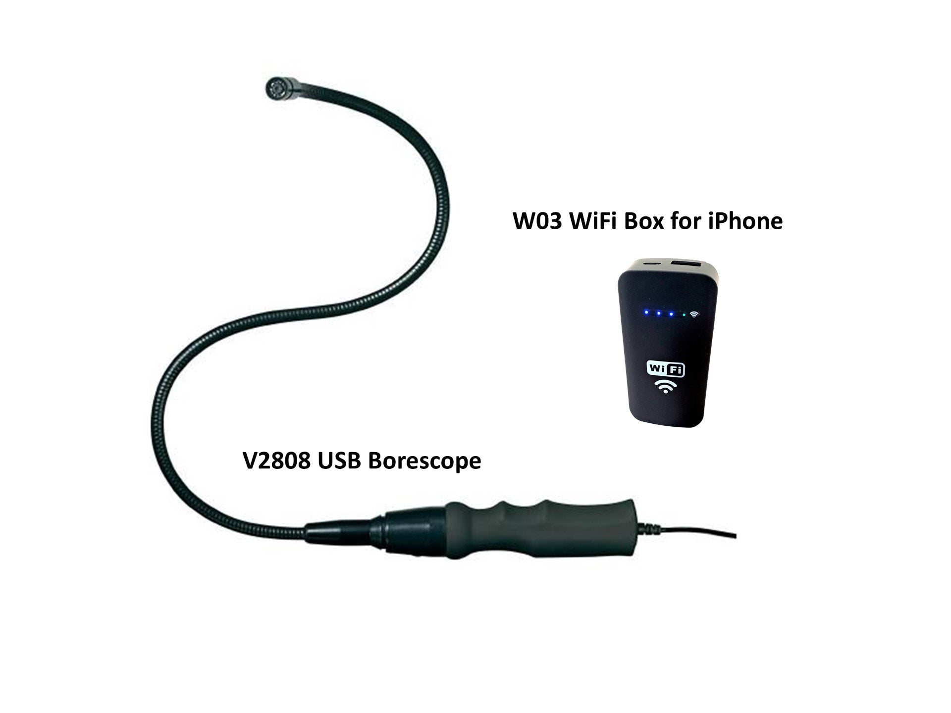 Vividia FC-888 USB 8mm Waterproof Flexible Inspection Camera