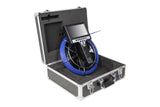 Vividia VS-10730 All-in-One Pipe Sewer Drain Tube Video Inspection Camera with 7" Portable Screen mm Diameter 30m Long Push-Rod Cable and 7mm Diameter Camera