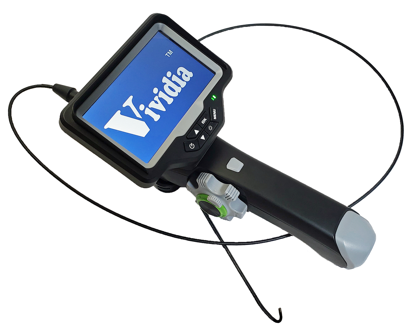 Vividia CT-2812 2.8mm Flexible Two-Way Articulating Monitor Borescope