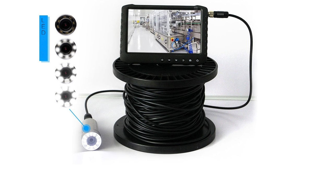 Vividia TVS-1507 All Purpose Portable Video Inspection Camera set with ...