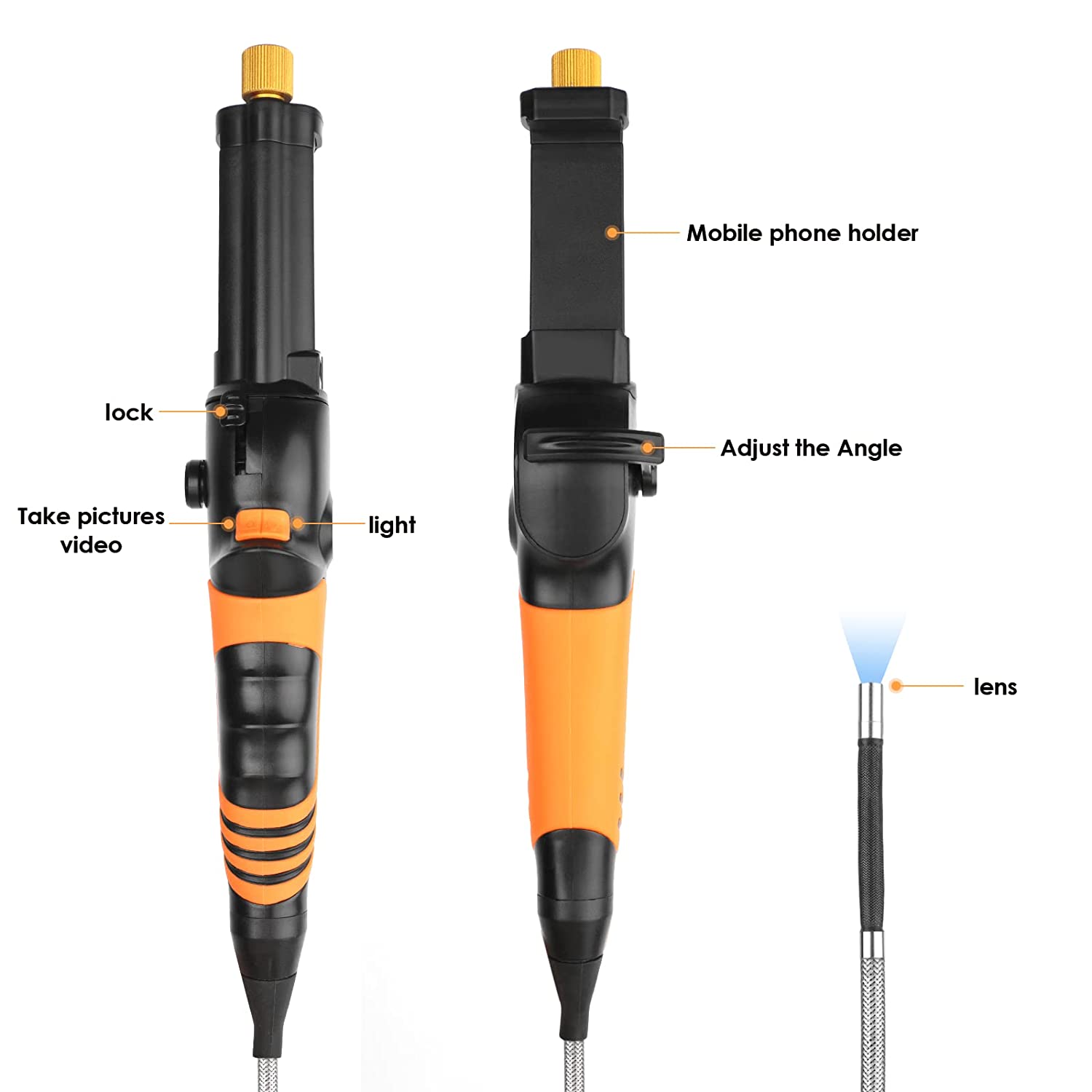 Vividia CL-4010 USB 2-way articulating flexible 4mm 0.16