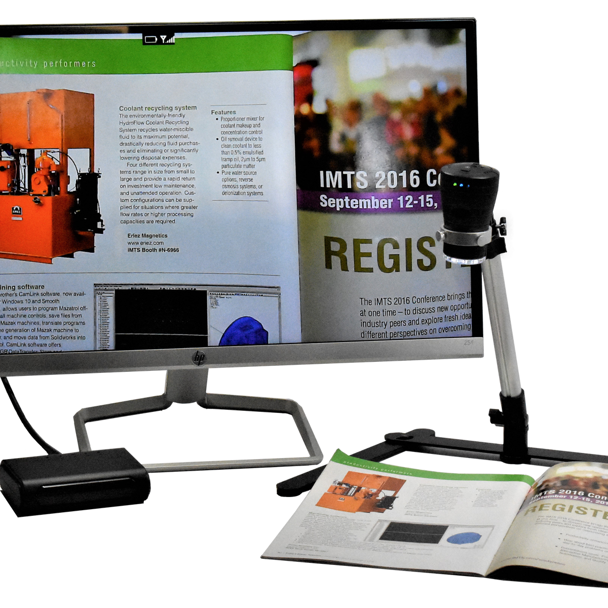 Vividia VM-11 Desktop Wireless Digital Magnifier Camera for low vision ...