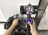 Vividia ME-910i Semi-rigid Gooseneck Joystick Articulating 1280x720 HD USB Inspection Camera Borescope Videoscope with 8.5mm (0.33") Diameter 0.74m (2.4ft) Long for iPhone iPad and Android Devices