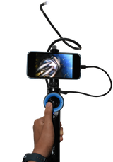 Vividia ME-910i Semi-rigid Gooseneck Joystick Articulating 1280x720 HD USB Inspection Camera Borescope Videoscope with 8.5mm (0.33") Diameter 0.74m (2.4ft) Long for iPhone iPad and Android Devices
