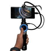 Vividia ME-910i Semi-rigid Gooseneck Joystick Articulating 1280x720 HD USB Inspection Camera Borescope Videoscope with 8.5mm (0.33") Diameter 0.74m (2.4ft) Long for iPhone iPad and Android Devices