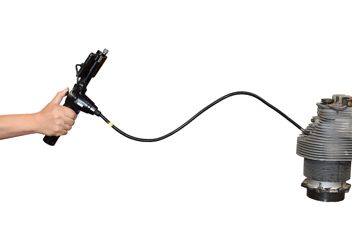 Vividia ME-910i Semi-rigid Gooseneck Joystick Articulating 1280x720 HD USB Inspection Camera Borescope Videoscope with 8.5mm (0.33") Diameter 0.74m (2.4ft) Long for iPhone iPad and Android Devices