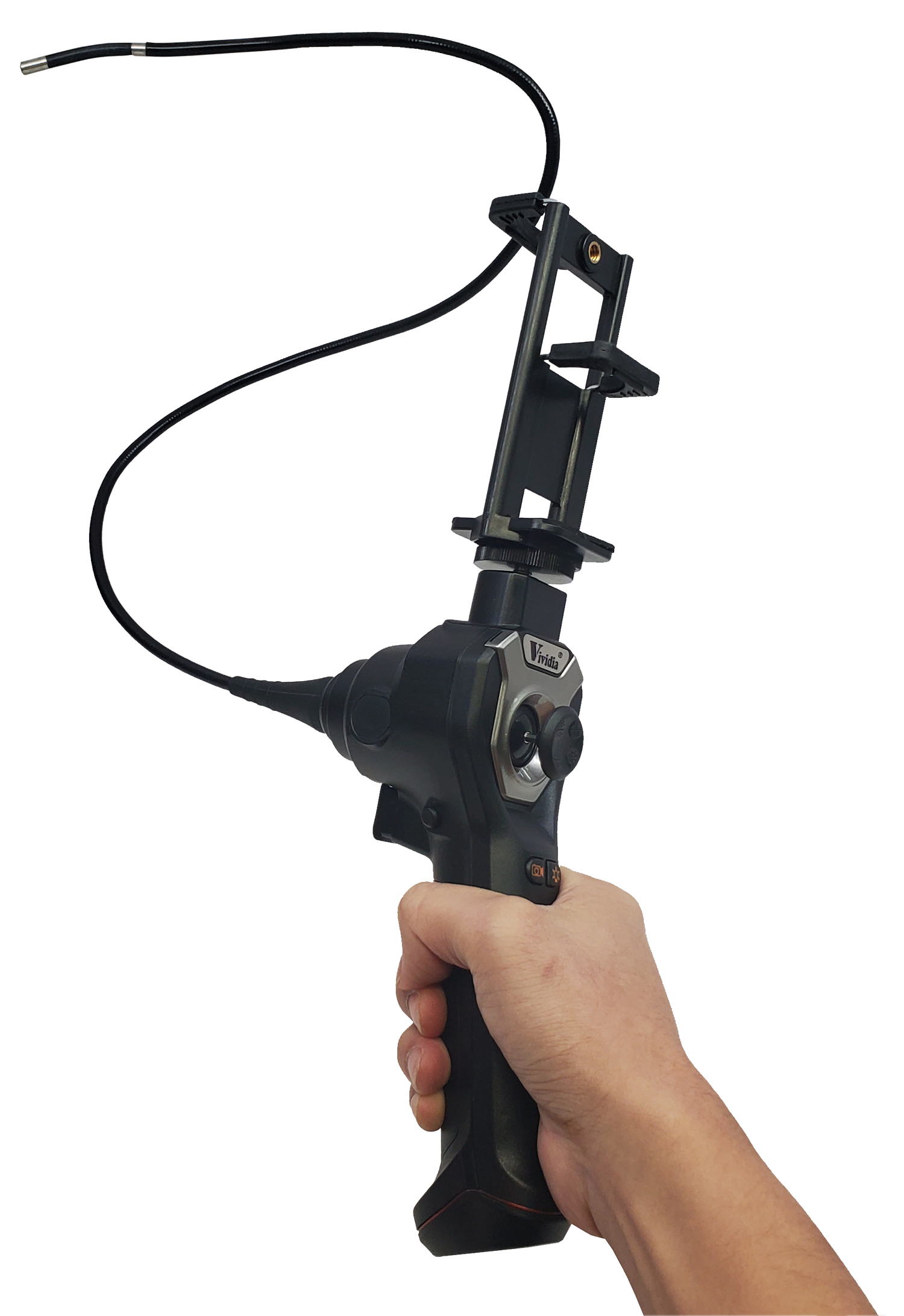 Vividia CX6078i borescope semi rigid gooseneck iPhone iPad Joystick