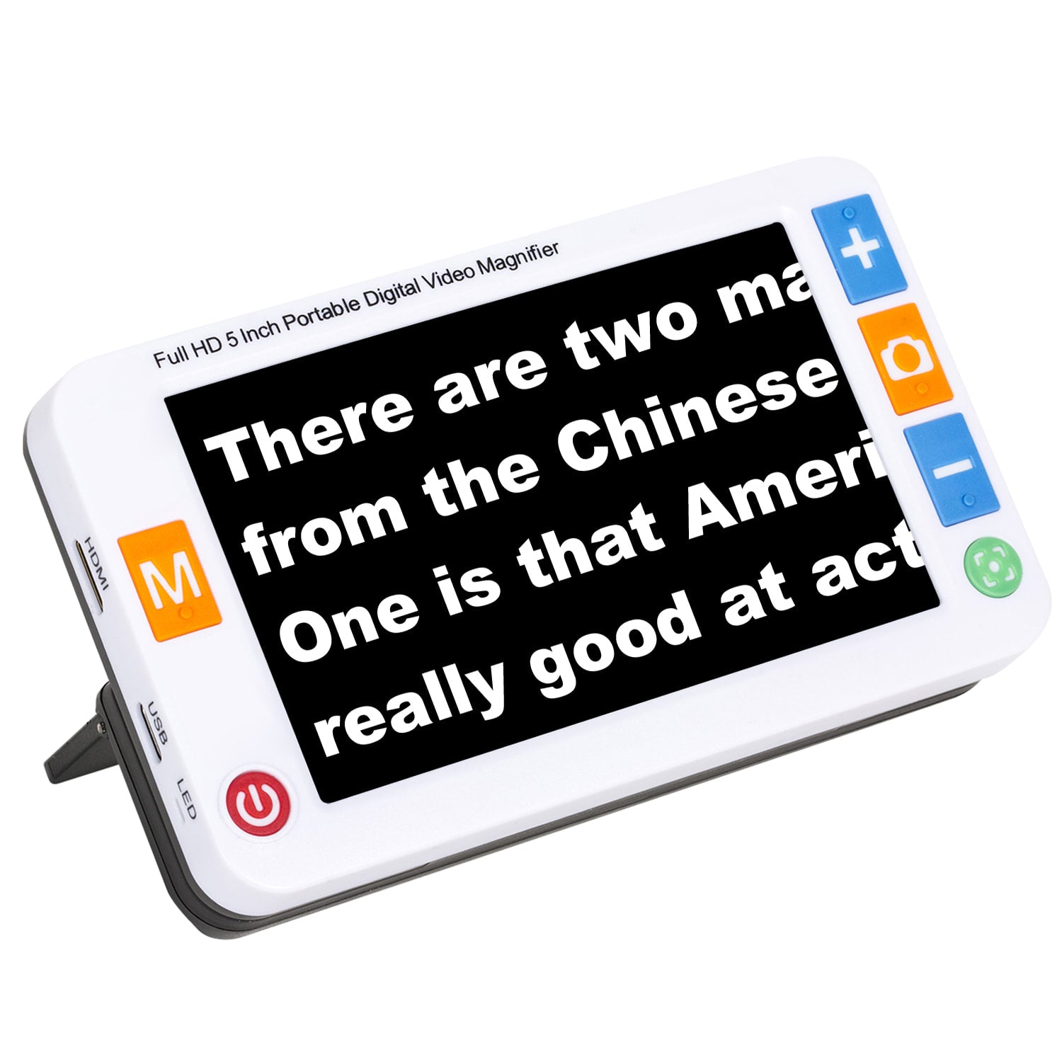 Best low vision handheld video magnifier with autofocus and 26