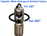 Replacement 50mm Pan Tilt Camera Head for V13-550PT V8-550PT DV13-50PT DV8-50PT Inspection Cameras
