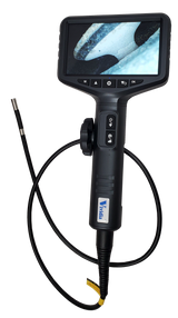 Vividia VA-650D / BD-2-6010 LCD 2-Way Articulation Semi-Rigid Dual-Camera Borescope with 6mm Diameter Dual-Camera Head