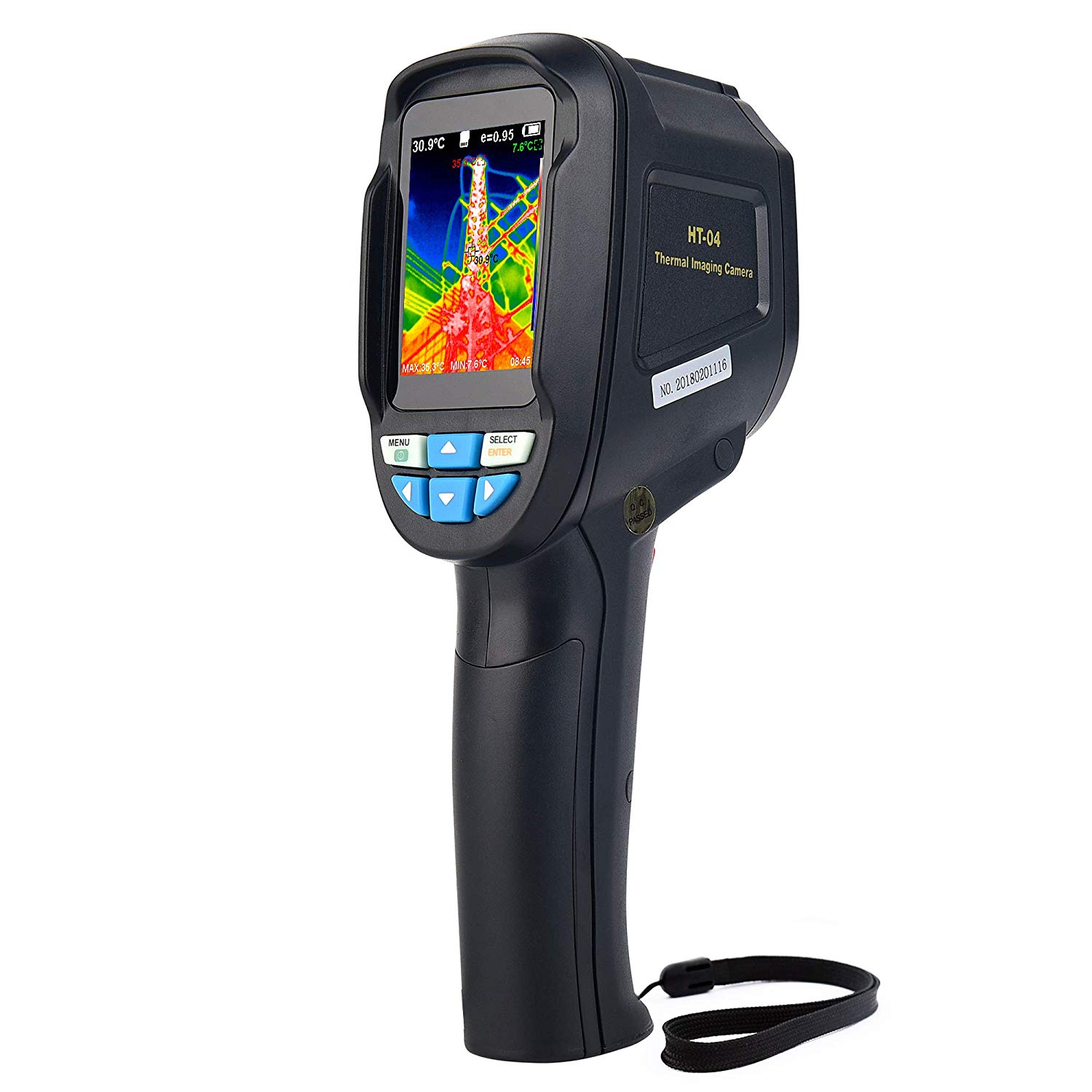 Handheld Infrared Thermal Imaging Inspection Camera 220x160 Resolution 2.8" LCD 