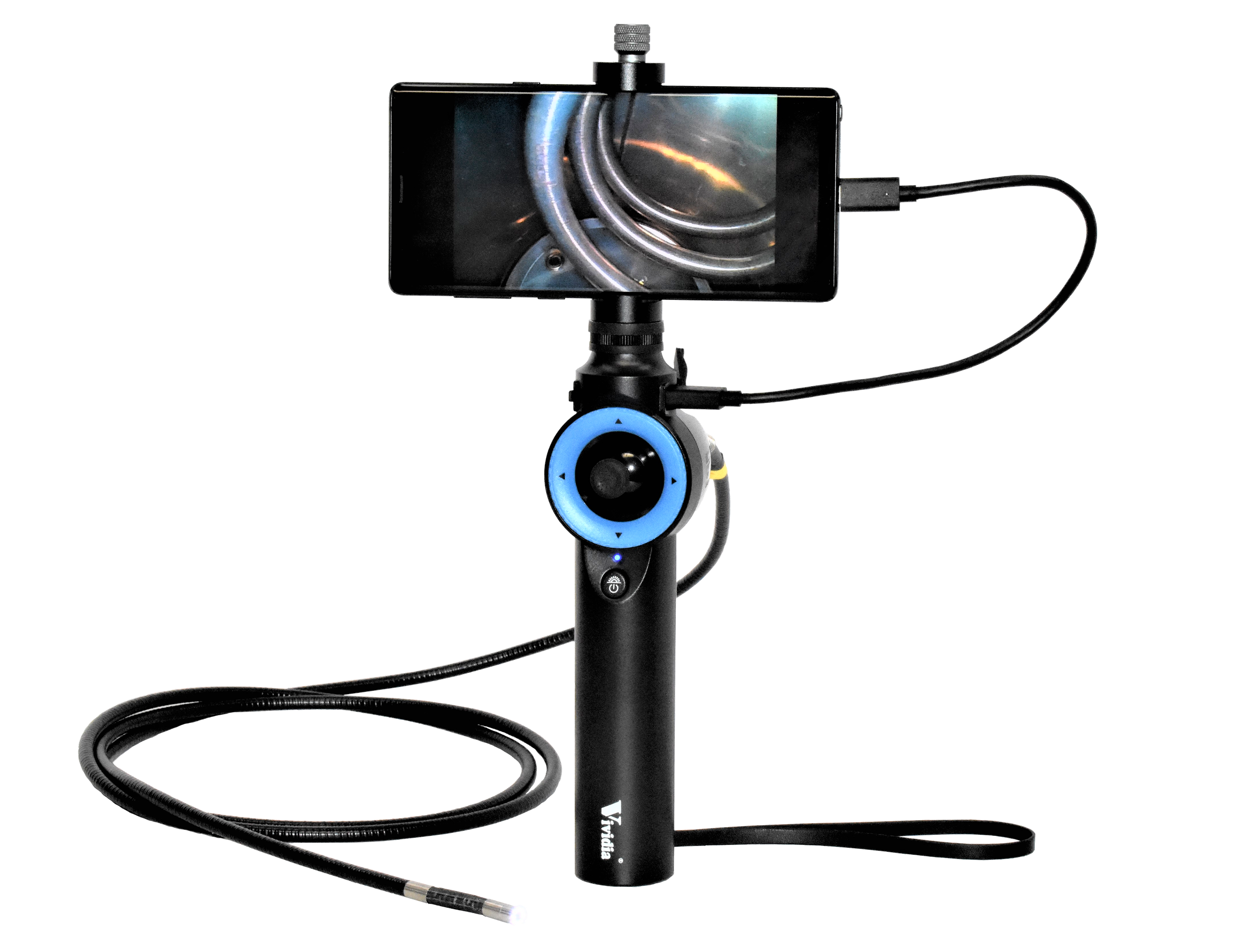 Endoscope Camera with Handheld ED-Cam Monitor